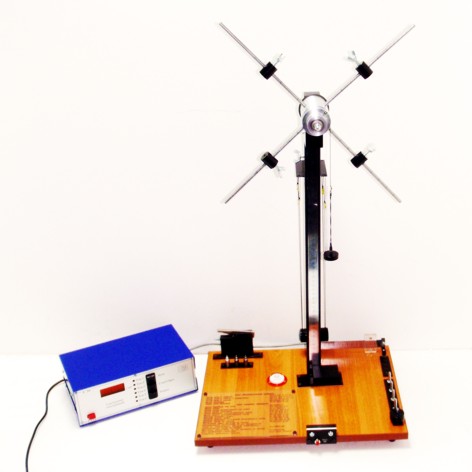 Лаборатоная устанока для определения момента инерции маятника Обербека